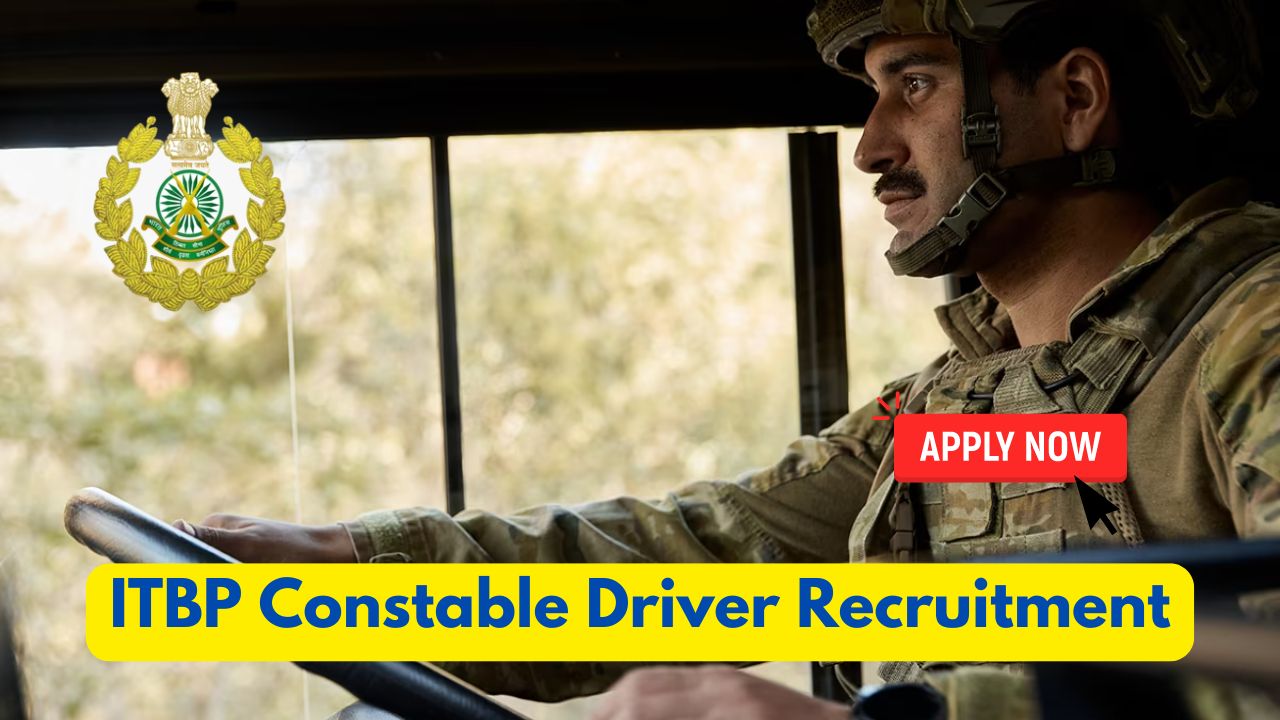 itbp constable driver recruitment