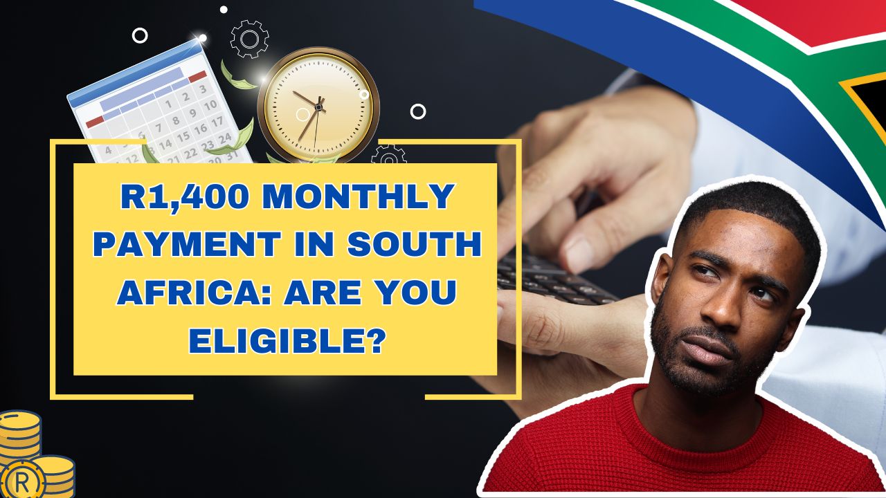 R1400 Monthly Payment in South Africa