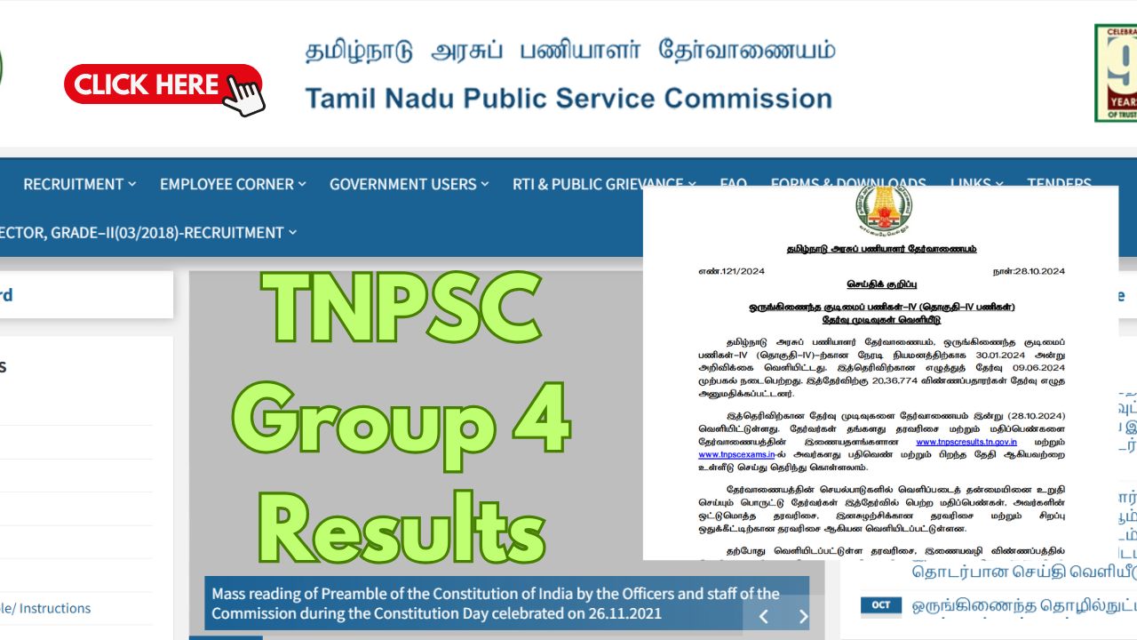 TNPSC Group 4 Results