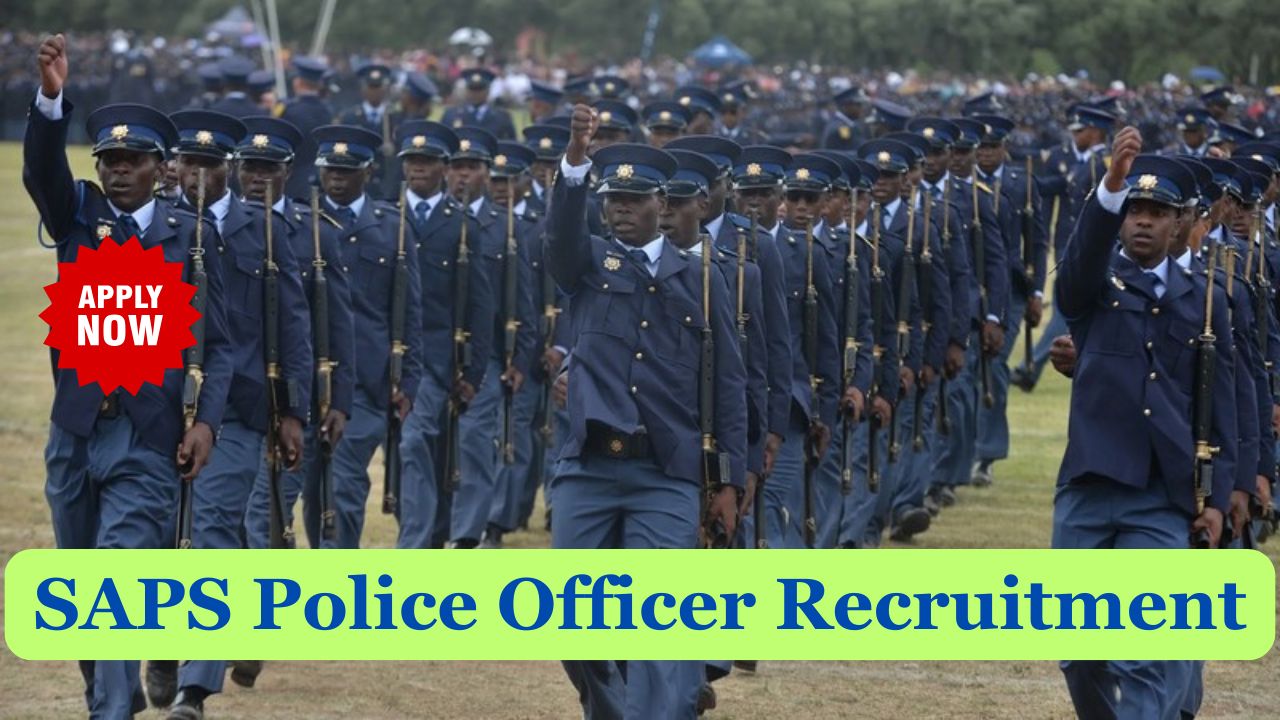 saps police officer recruitment