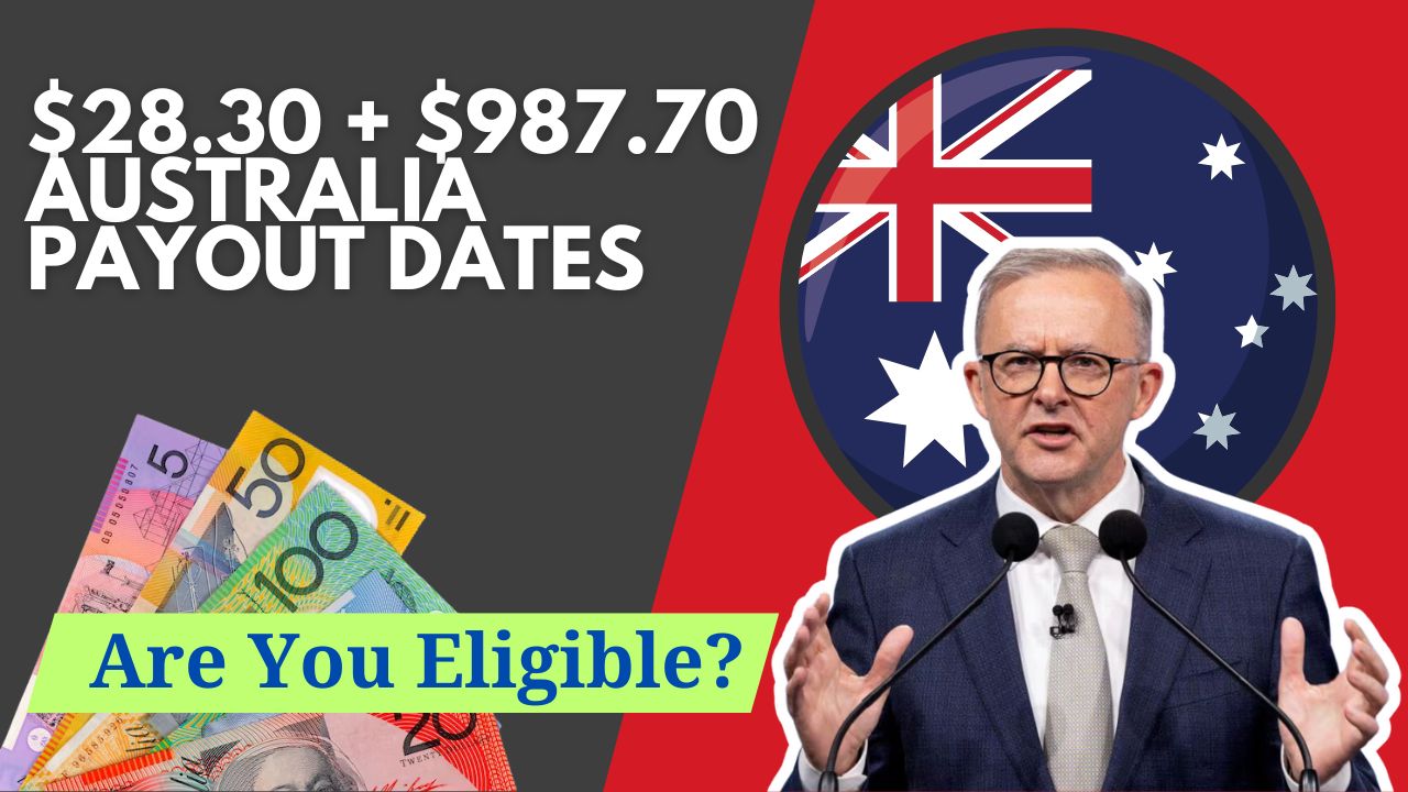 $28.30 + $987.70 Australia Payout Dates