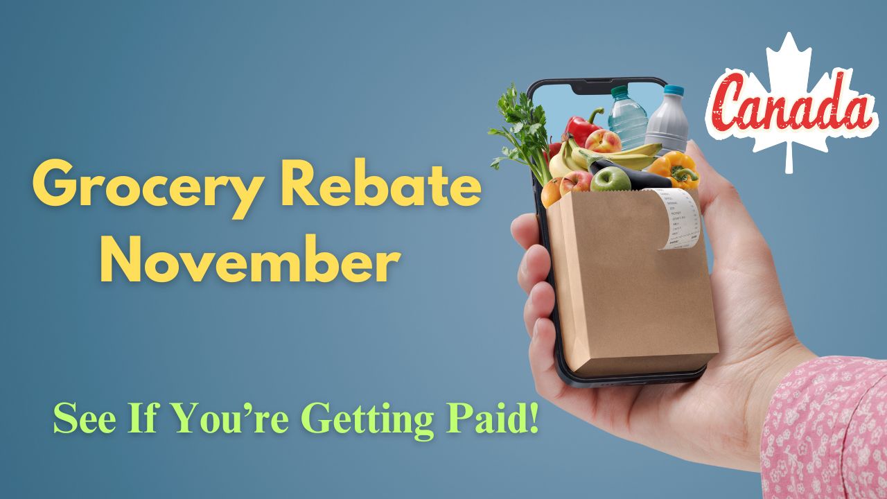 Canada Grocery Rebate November