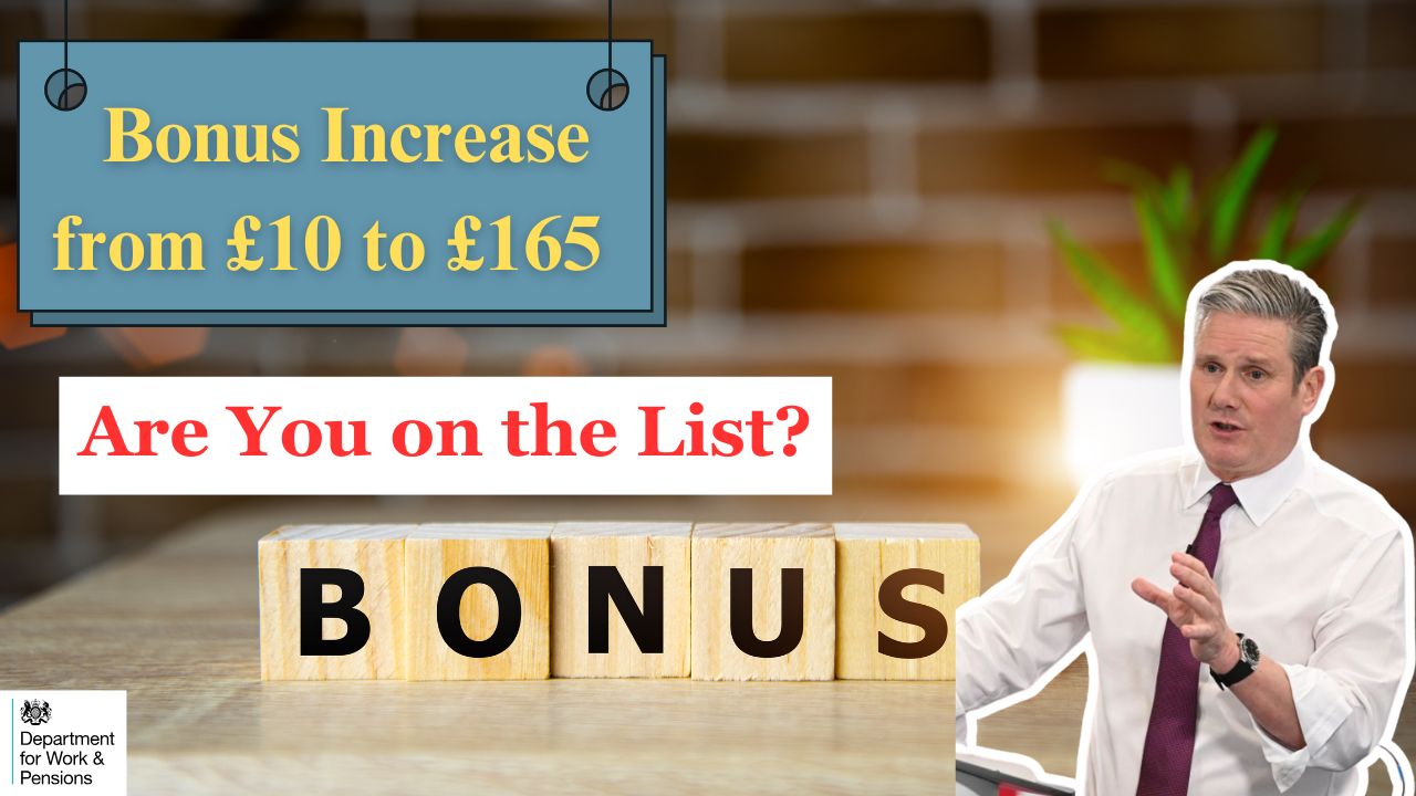 dwp christmas bonus increase