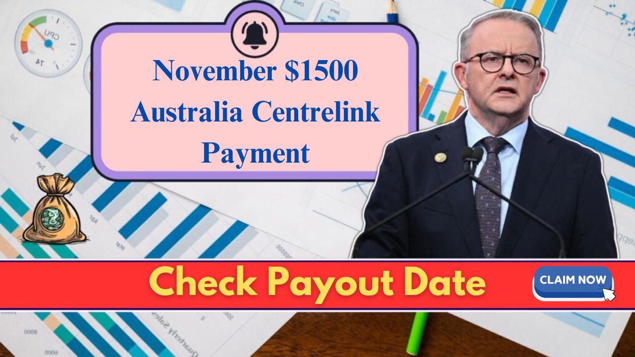 November $1500 Australia Centrelink Payment