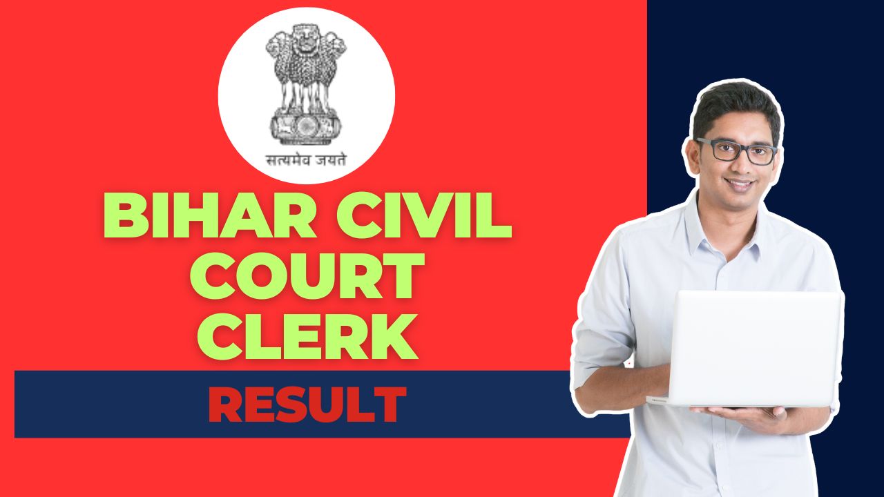 Bihar Civil Court Clerk Result 2025, check merit list and cut-off marks