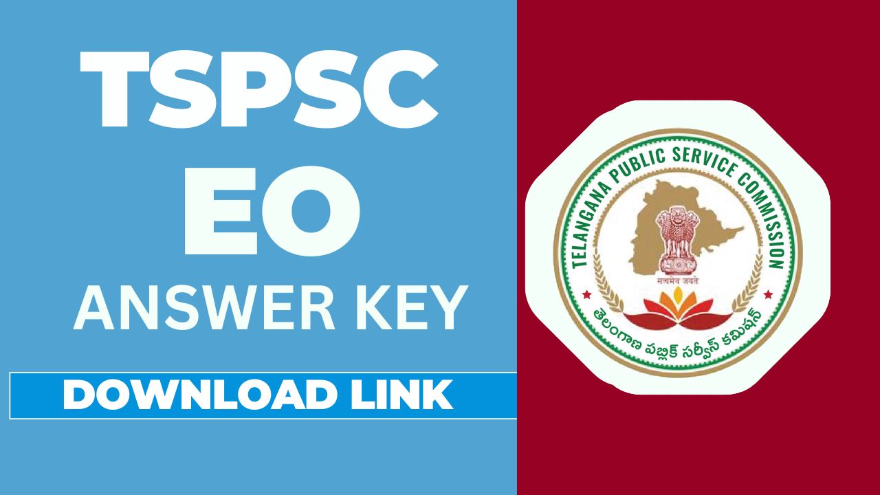 TSPSC EO Answer Key 2025, check response sheet, objection link, and download details